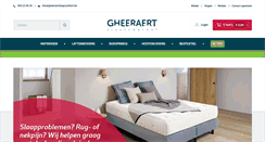 Desktop Screenshot of gheeraertslaapcomfort.be